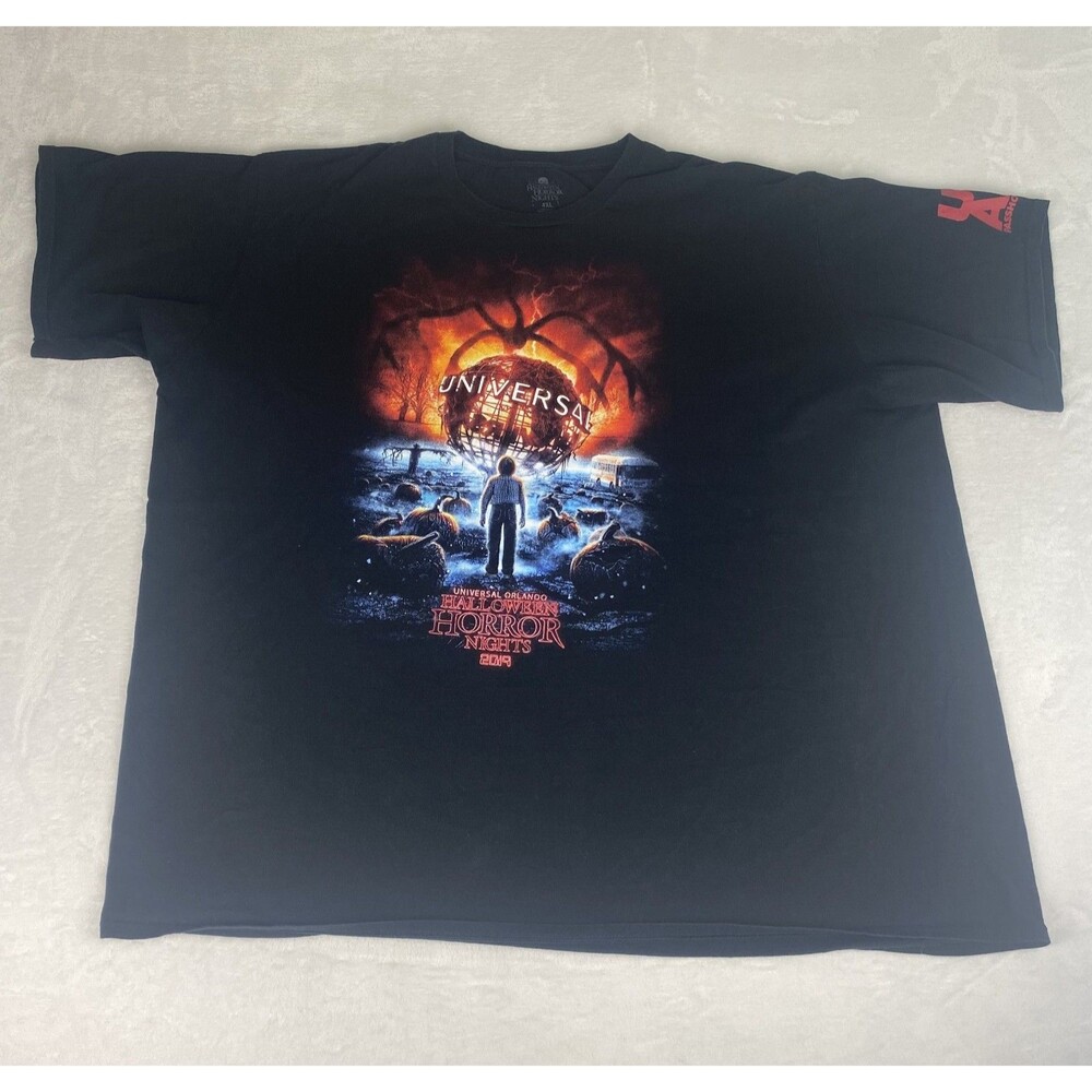Halloween Horror Nights Stranger Things 2019 Graphic Shirt Adult 4XL Black